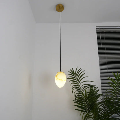 Susan Modern Alabaster Pendant Light