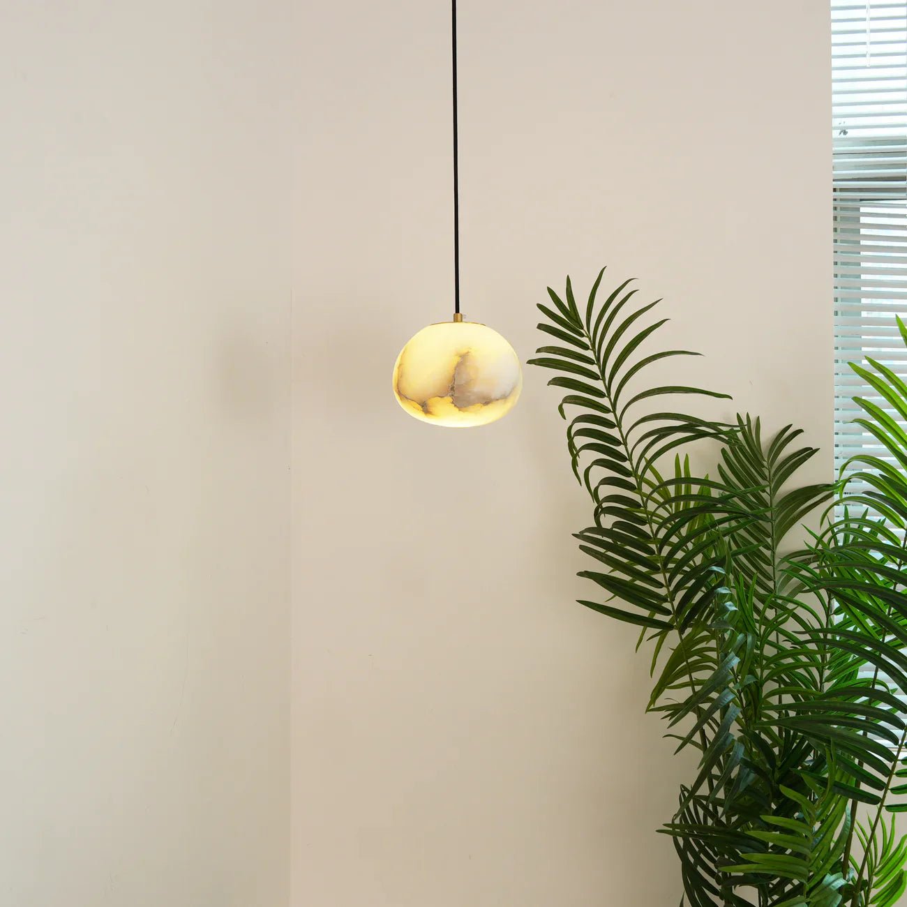 Susan Modern Alabaster Pendant Light