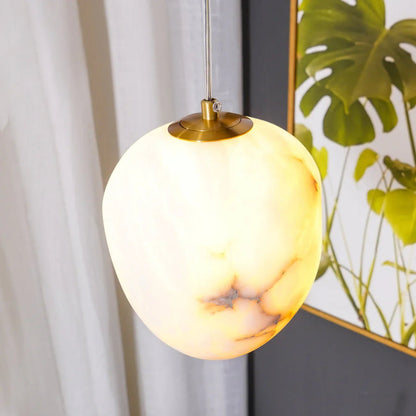 Susan Modern Alabaster Pendant Light