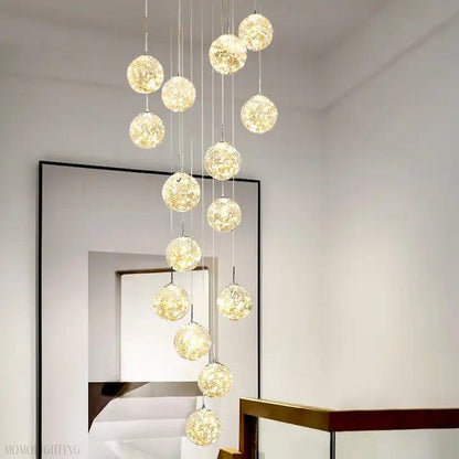 Sydel Bubble Glass Chandelier-Nobipets