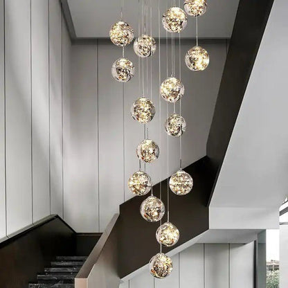 Sydel Bubble Glass Chandelier-Nobipets