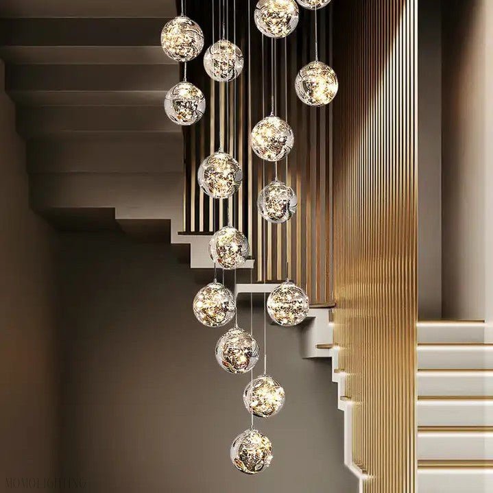 Sydel Bubble Glass Chandelier-Nobipets