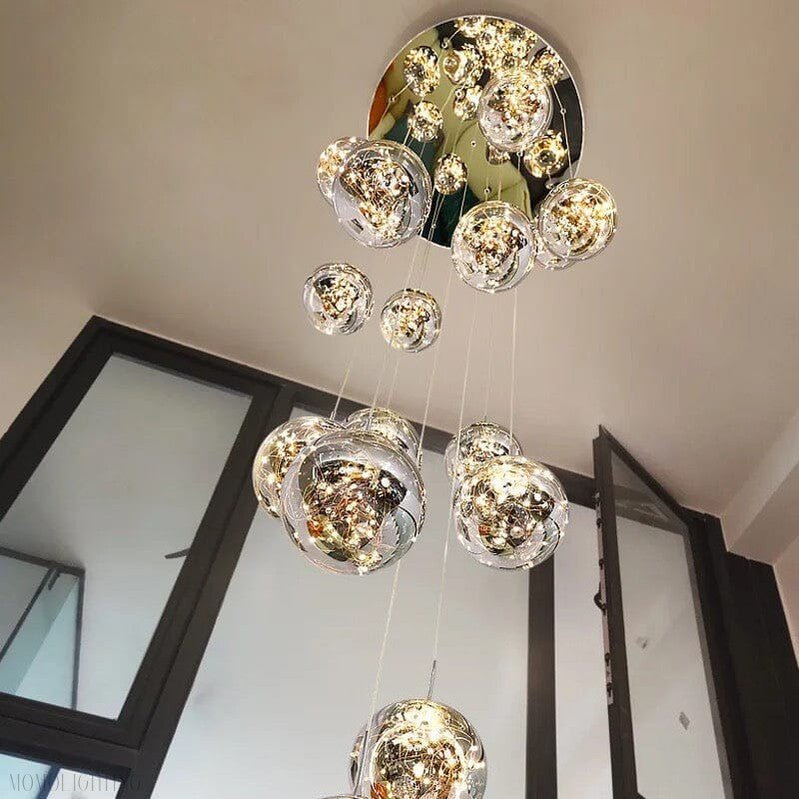 Sydel Bubble Glass Chandelier-Nobipets