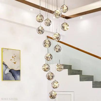 Sydel Bubble Glass Chandelier-Nobipets