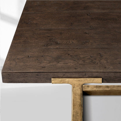 T-Brace Extension Dining Table