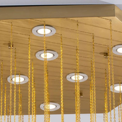 Talan Multi-layer Irregular Alabaster Chandelier-Nobipets