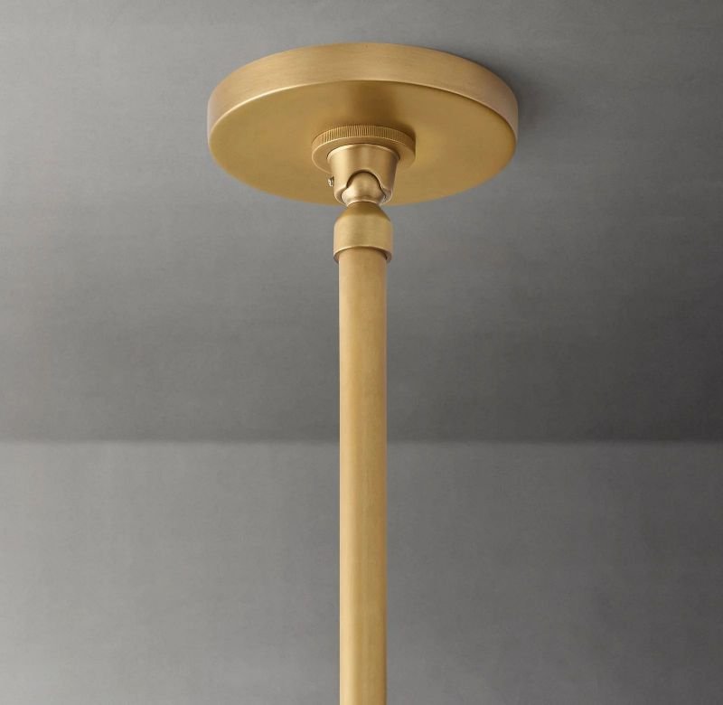 Tam Round Alabaster Chandelier-Nobipets