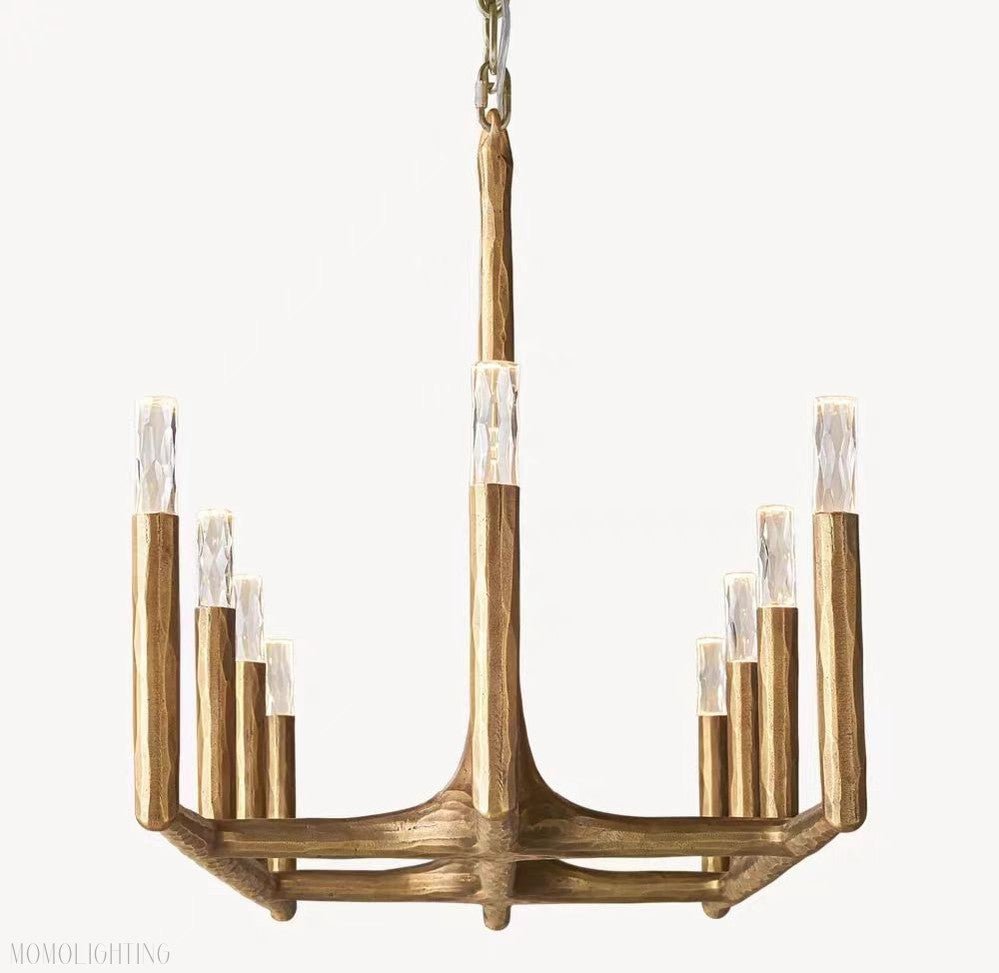 Thaddeus Forged Linear Chandelier 54" 72" 96"-Nobipets