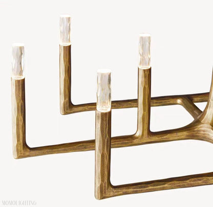 Thaddeus Forged Linear Chandelier 54" 72" 96"-Nobipets