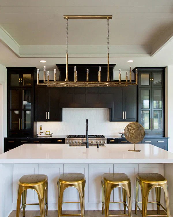 Thaddeus Forged Linear Chandelier 54" 72" 96"
