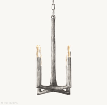 Thaddeus Forged Linear Chandelier 54" 72" 96"-Nobipets