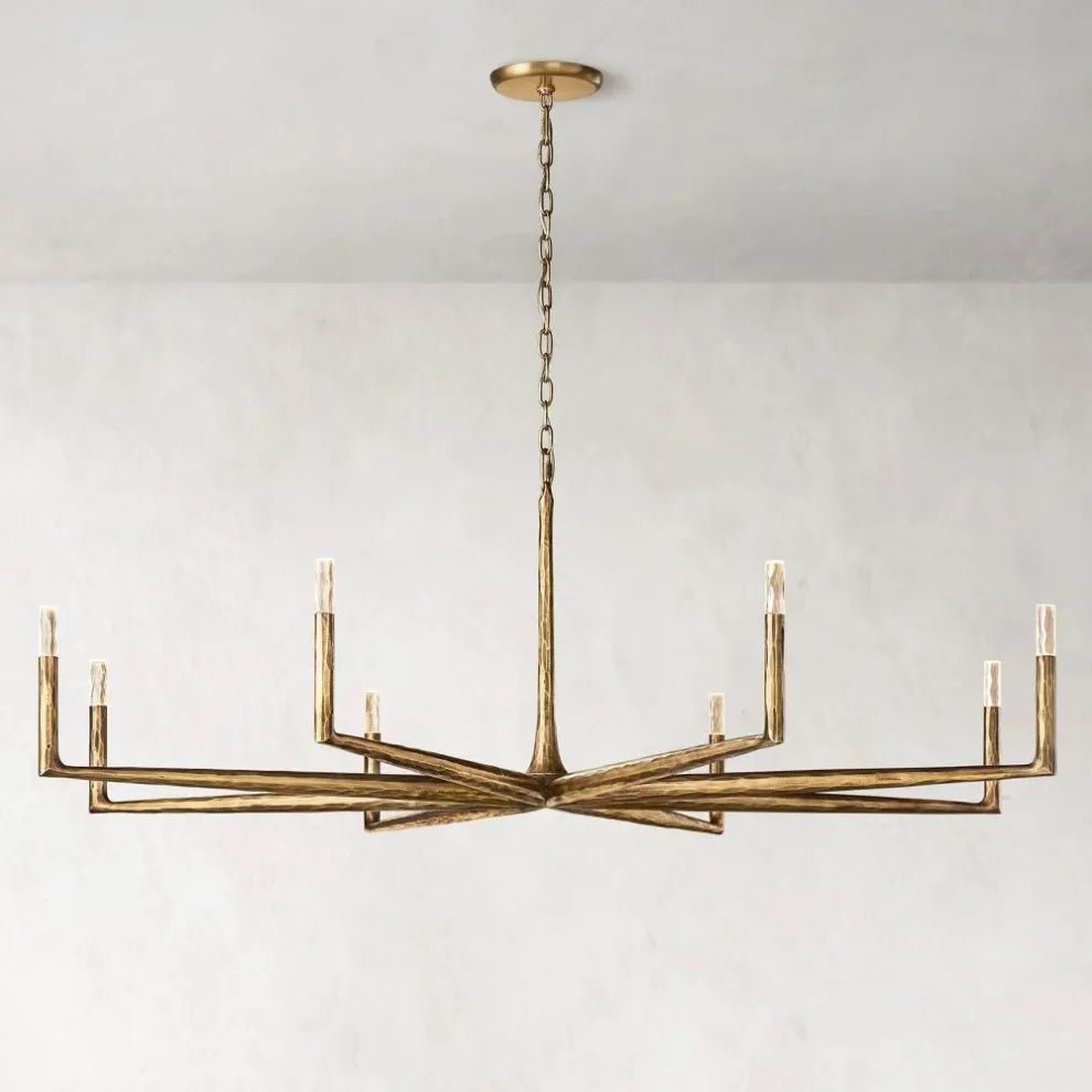 Thaddeus Forged Round Chandelier 36" 48” 60” 72”-Nobipets