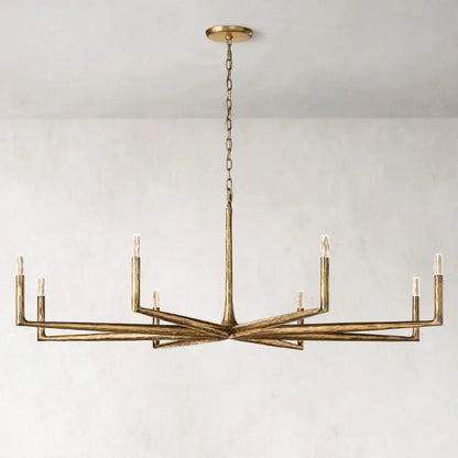 Thaddeus Forged Round Chandelier 36" 48” 60” 72”-Nobipets