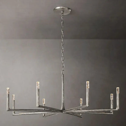 Thaddeus Forged Round Chandelier 36" 48” 60” 72”-Nobipets