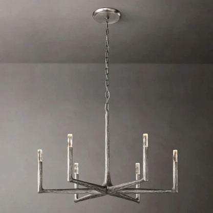 Thaddeus Forged Round Chandelier 36" 48” 60” 72”-Nobipets