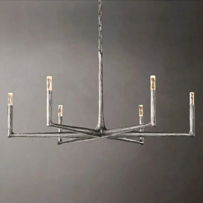 Thaddeus Forged Round Chandelier 36" 48” 60” 72”-Nobipets