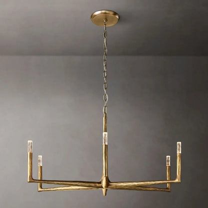Thaddeus Forged Round Chandelier 36" 48” 60” 72”-Nobipets