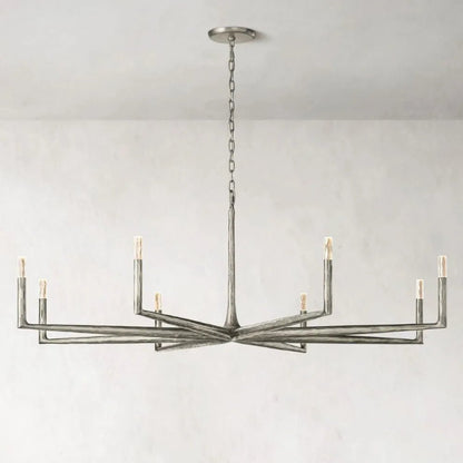 Thaddeus Forged Round Chandelier 36" 48” 60” 72”-Nobipets