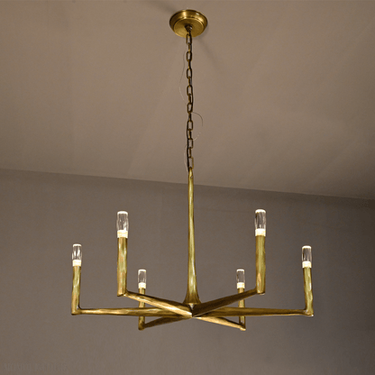 Thaddeus Forged Round Chandelier 36" 48” 60” 72”-Nobipets