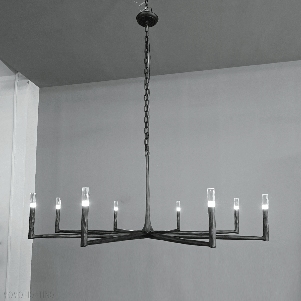 Thaddeus Forged Round Chandelier 36" 48” 60” 72”-Nobipets