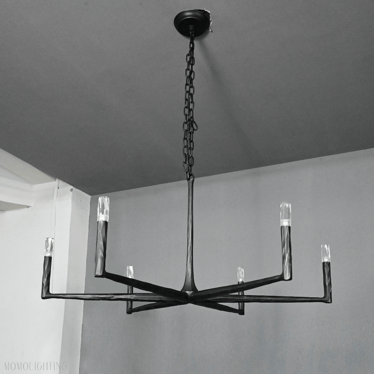 Thaddeus Forged Round Chandelier 36" 48” 60” 72”-Nobipets