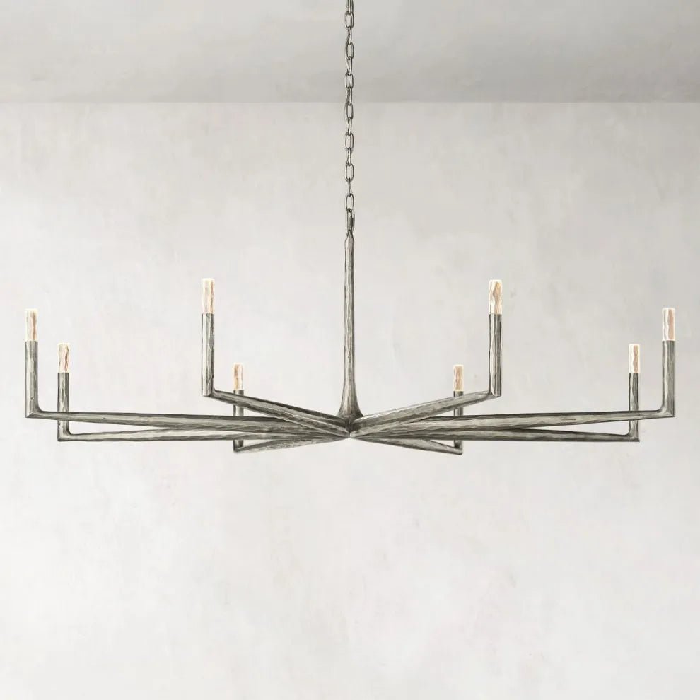 Thaddeus Forged Round Chandelier 36" 48” 60” 72”-Nobipets