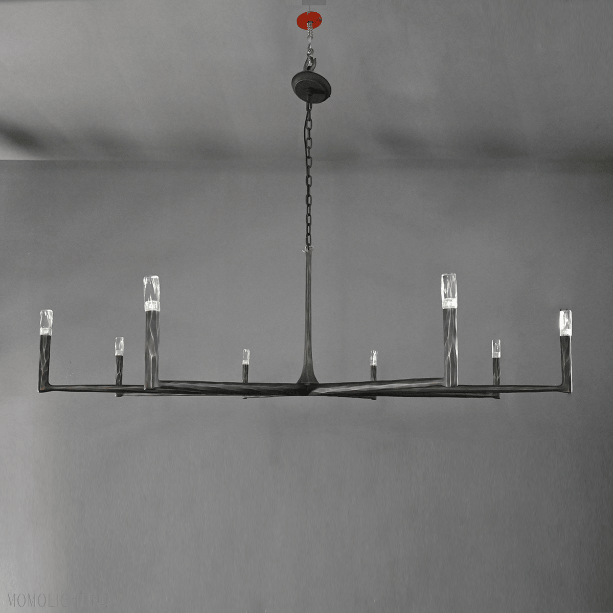 Thaddeus Forged Round Chandelier 36" 48” 60” 72”-Nobipets