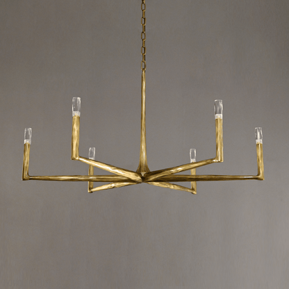 Thaddeus Forged Round Chandelier 36" 48” 60” 72”-Nobipets