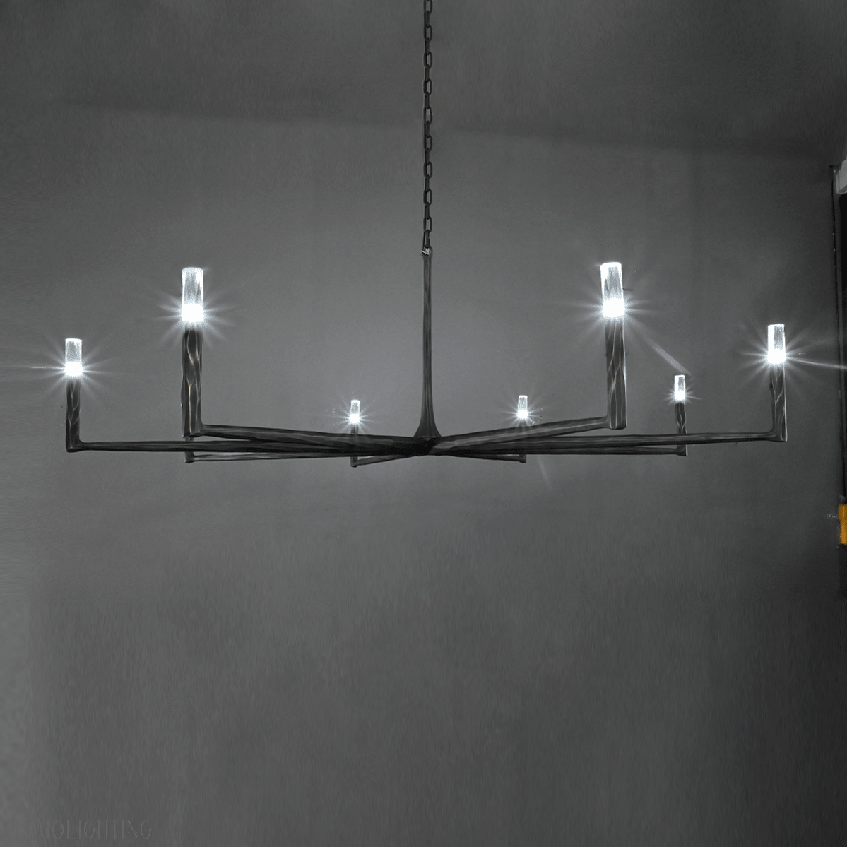Thaddeus Forged Round Chandelier 36" 48” 60” 72”-Nobipets