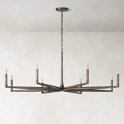 Thaddeus Forged Round Chandelier 36" 48” 60” 72”-Nobipets