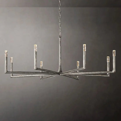 Thaddeus Forged Round Chandelier 36" 48” 60” 72”-Nobipets