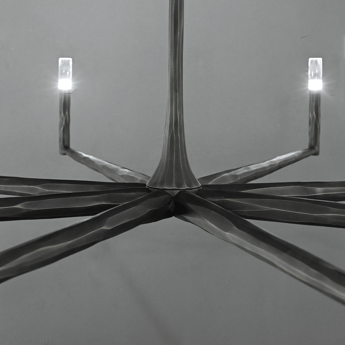Thaddeus Forged Round Chandelier 36" 48” 60” 72”-Nobipets