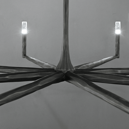 Thaddeus Forged Round Chandelier 36" 48” 60” 72”-Nobipets