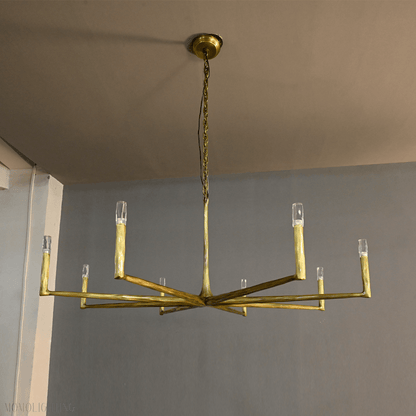 Thaddeus Forged Round Chandelier 36" 48” 60” 72”-Nobipets