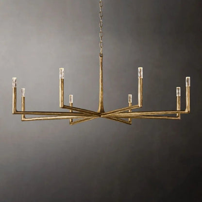 Thaddeus Forged Round Chandelier 36" 48” 60” 72”-Nobipets