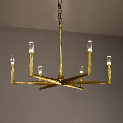 Thaddeus Forged Round Chandelier 36" 48” 60” 72”-Nobipets