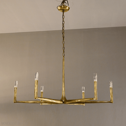 Thaddeus Forged Round Chandelier 36" 48” 60” 72”-Nobipets