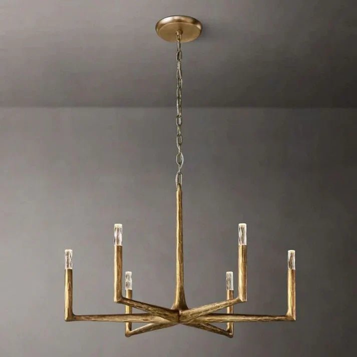 Thaddeus Forged Round Chandelier 36" 48” 60” 72”-Nobipets