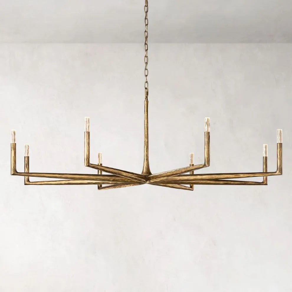 Thaddeus Forged Round Chandelier 36" 48” 60” 72”-Nobipets