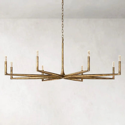 Thaddeus Forged Round Chandelier 36" 48” 60” 72”-Nobipets