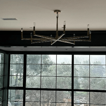 Thaddeus Forged Round Chandelier 36" 48” 60” 72”-Nobipets