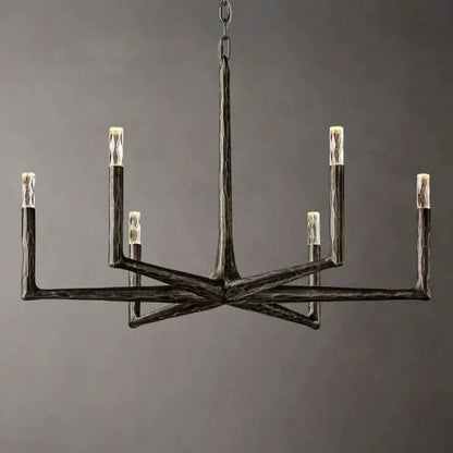 Thaddeus Forged Round Chandelier 36" 48” 60” 72”-Nobipets