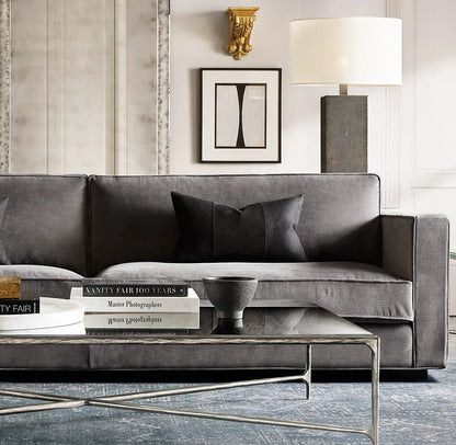 Thaddeus Glass Top Rectangular Glass Coffee Table