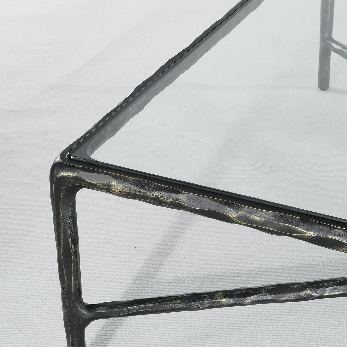 Thaddeus Glass Top Rectangular Glass Coffee Table