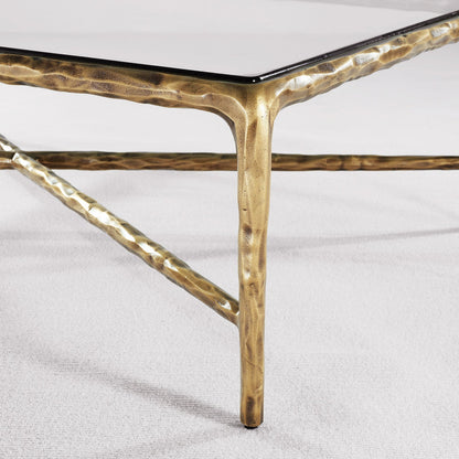 Thaddeus Glass Top Rectangular Glass Coffee Table