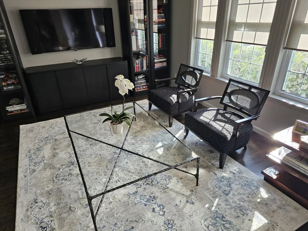 Thaddeus Glass Top Rectangular Glass Coffee Table