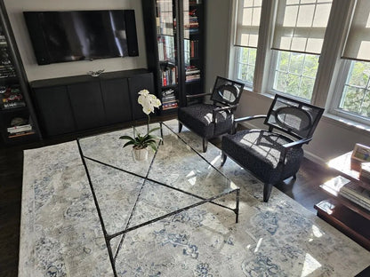 Thaddeus Glass Top Rectangular Glass Coffee Table