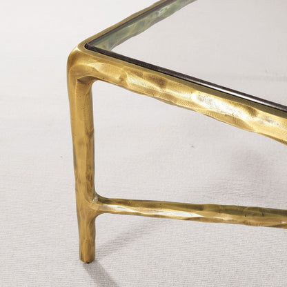 Thaddeus Glass Top Rectangular Glass Coffee Table