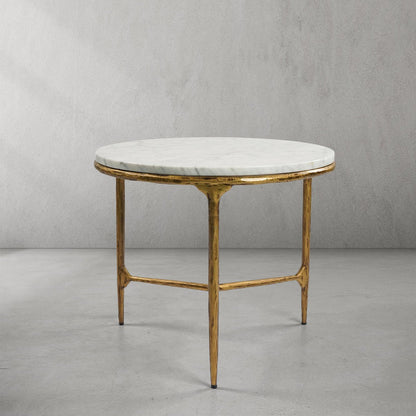 Thaddeus Marble Round Side Table