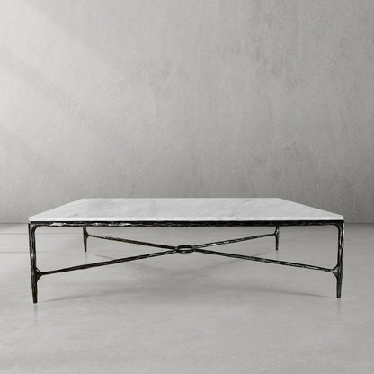 Thaddeus Rectangle Marble Coffee Table